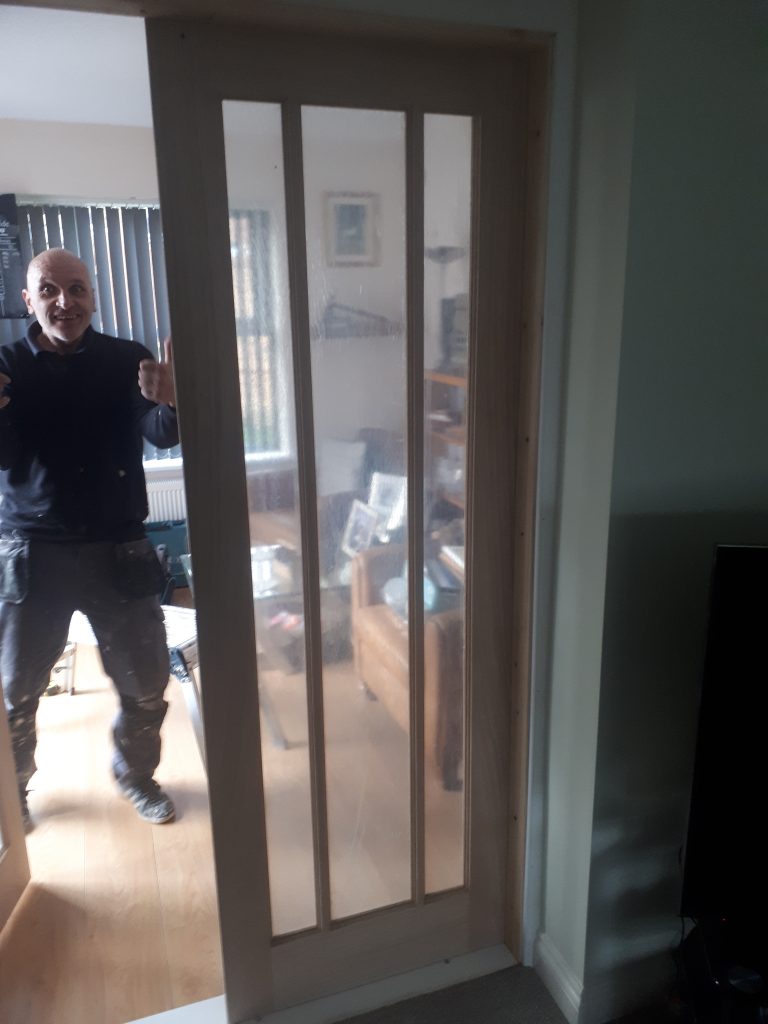 Prefinished internal door installed by CL Joinery