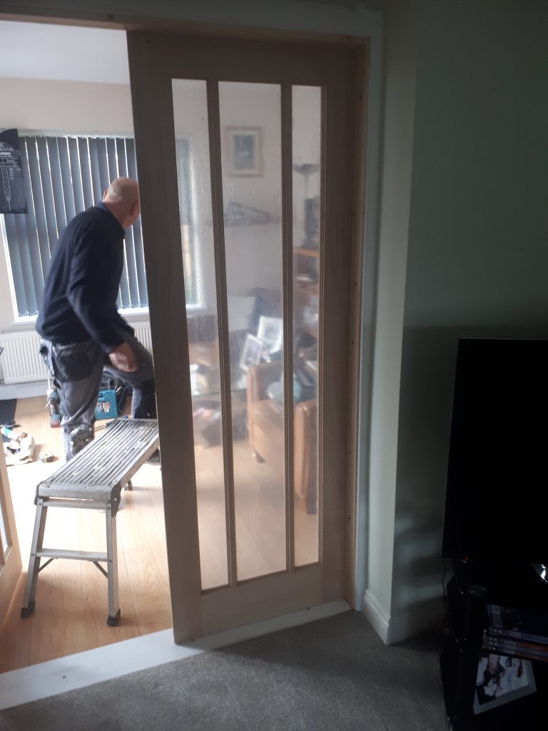 Internal prefinished doors installed by CL Joinery