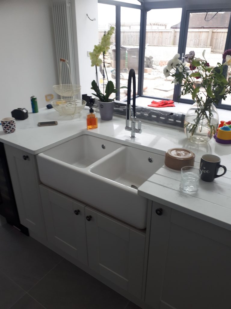 Belfast Sink installed by CL Joinery
