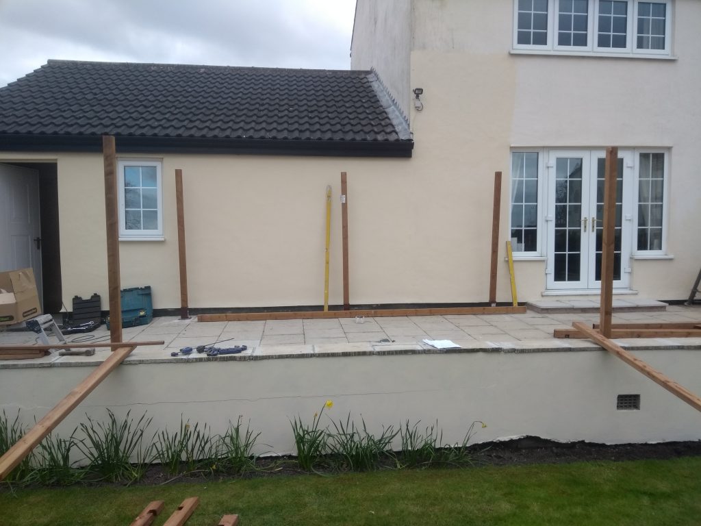 Pergola installed by CL Joinery