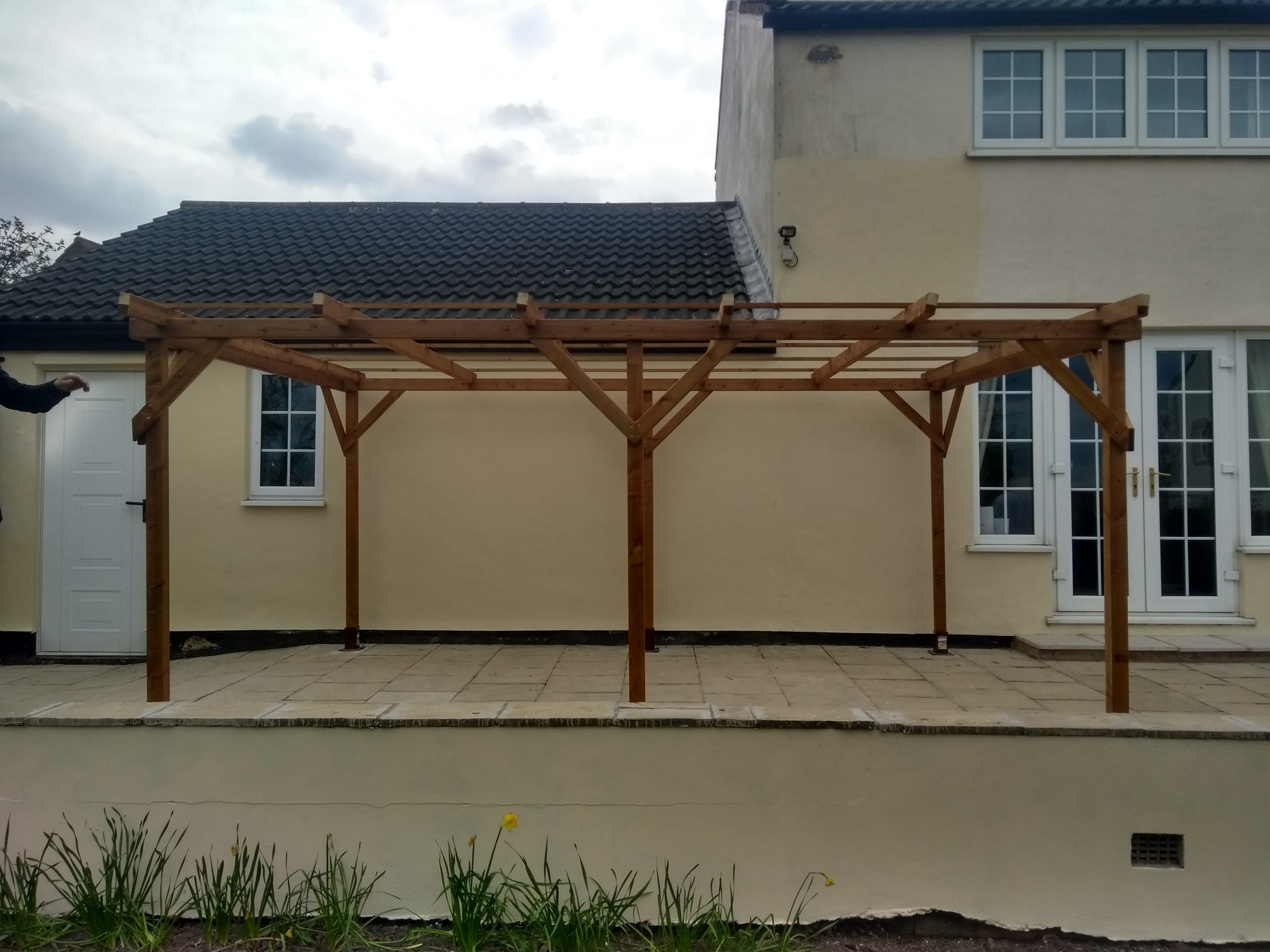 Pergola installed by CL Joinery