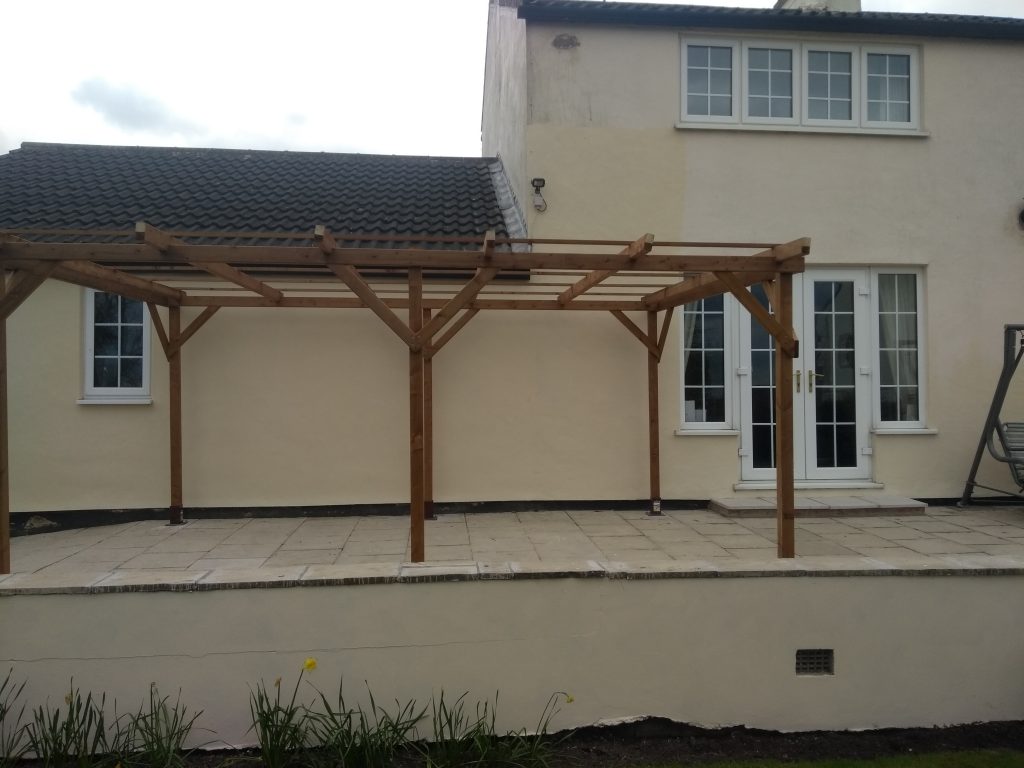 Pergola installed by CL Joinery