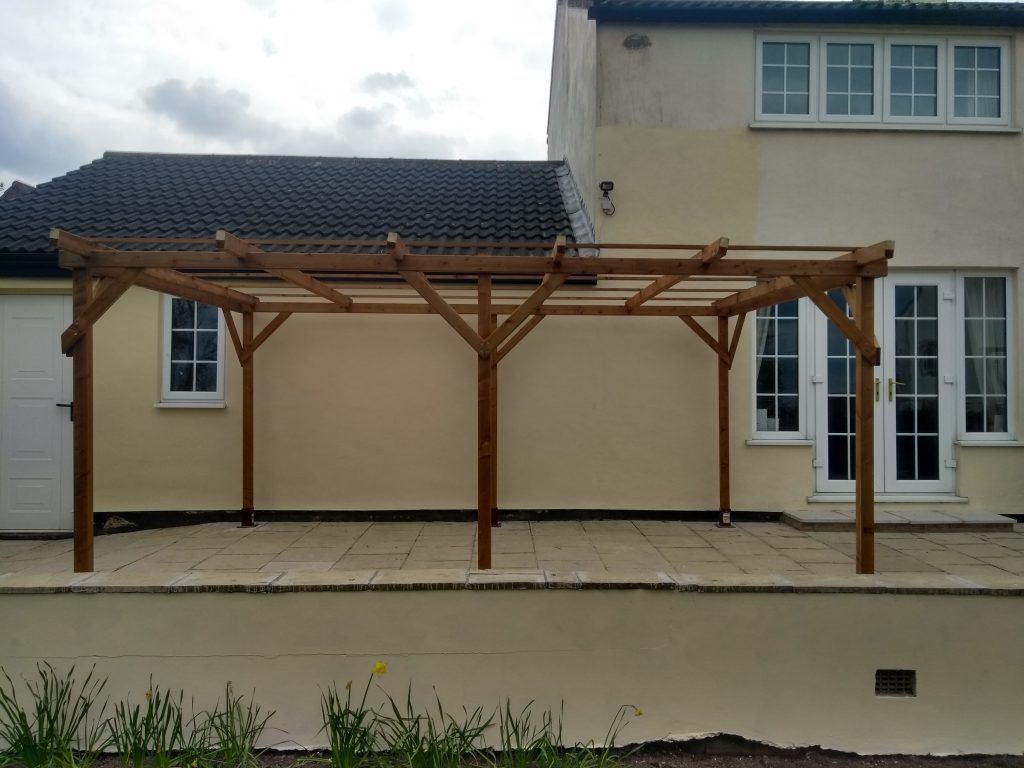 Pergola installed by CL Joinery