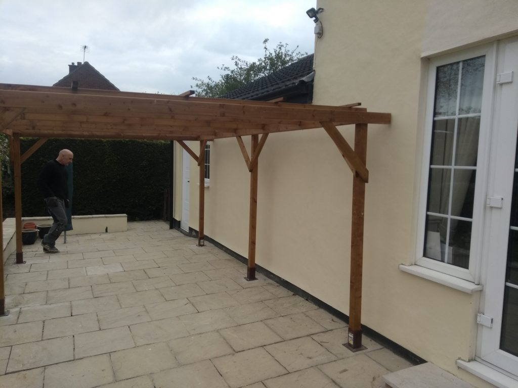 Pergola installed by CL Joinery