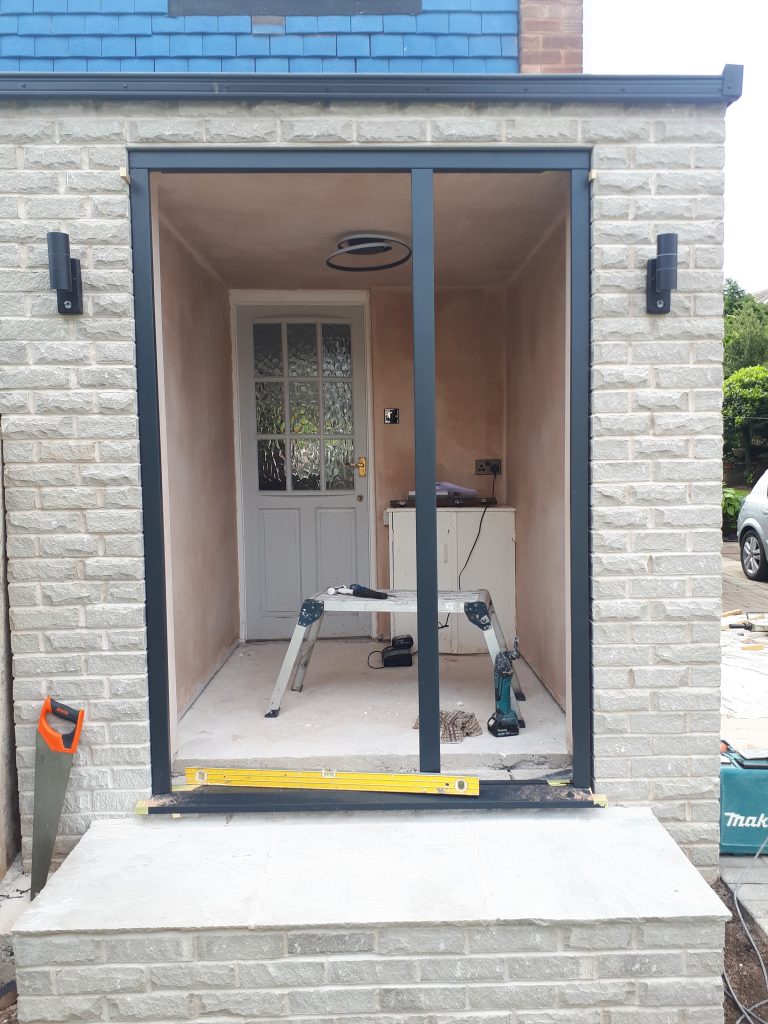 Composite External Door Flat Pack Kit installed by CL Joinery