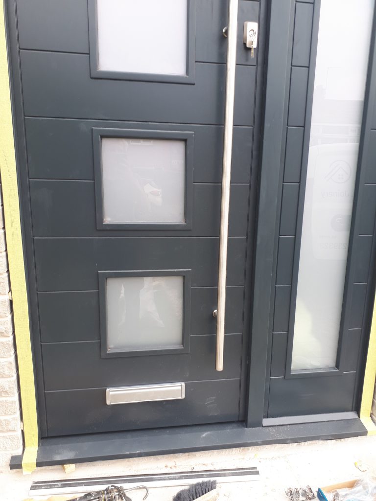 Composite External Door Flat Pack Kit installed by CL Joinery