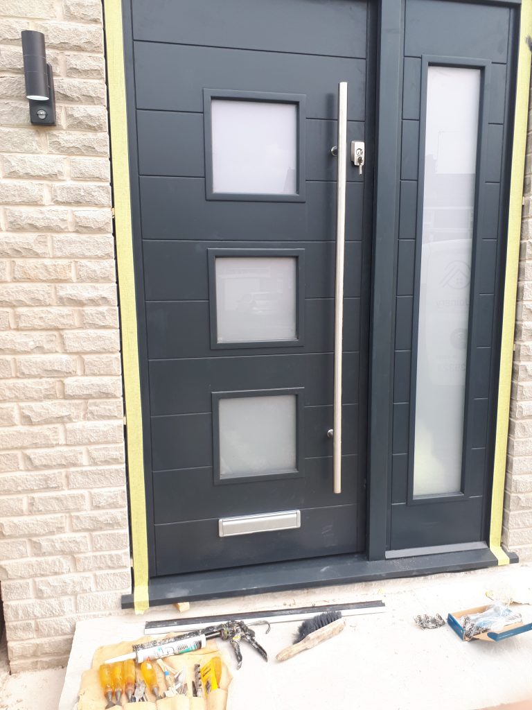 Composite External Door Flat Pack Kit installed by CL Joinery