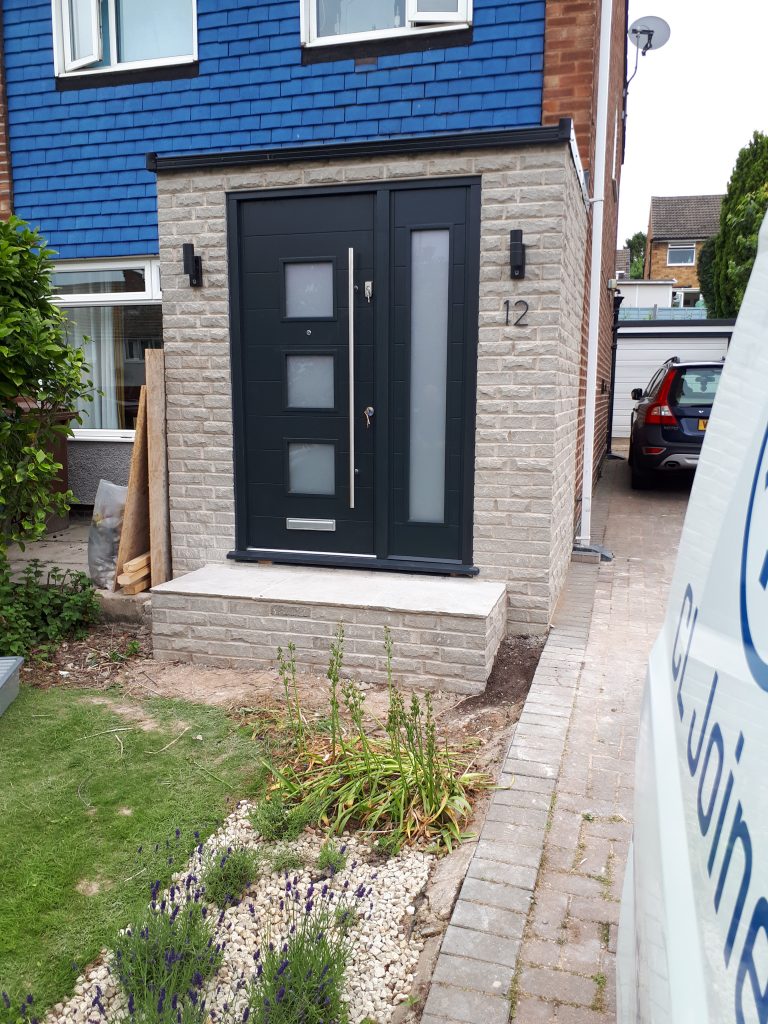 Composite External Door Flat Pack Kit installed by CL Joinery