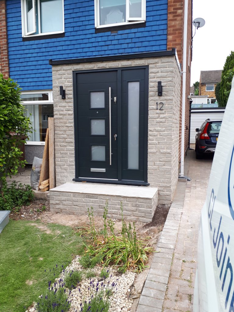Composite External Door Flat Pack Kit installed by CL Joinery