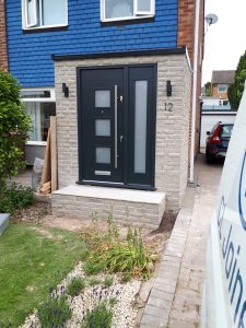 Composite External Door Flat Pack Kit installed by CL Joinery