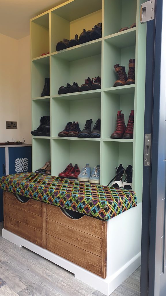 Bootroom Cabinet built by CL Joinery