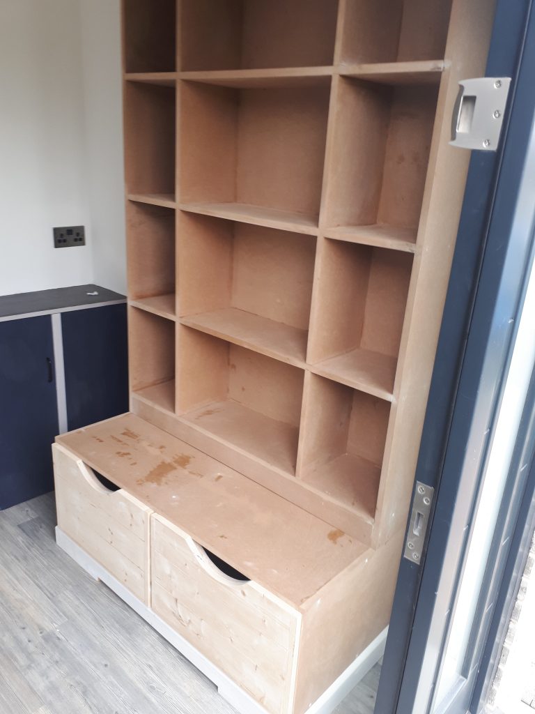Bootroom Cabinet built by CL Joinery Yorkshire